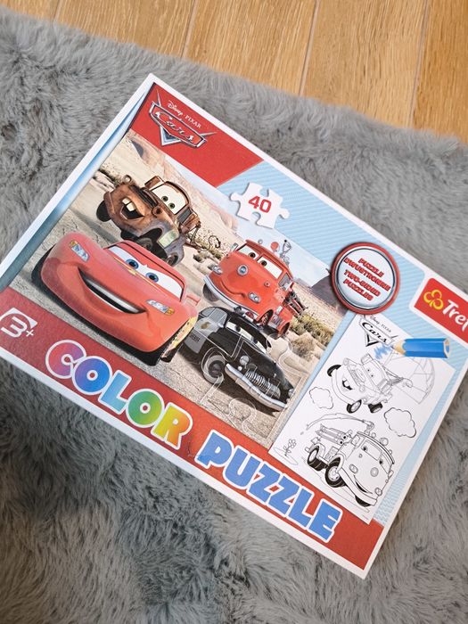 Puzzle Auta dwustronne