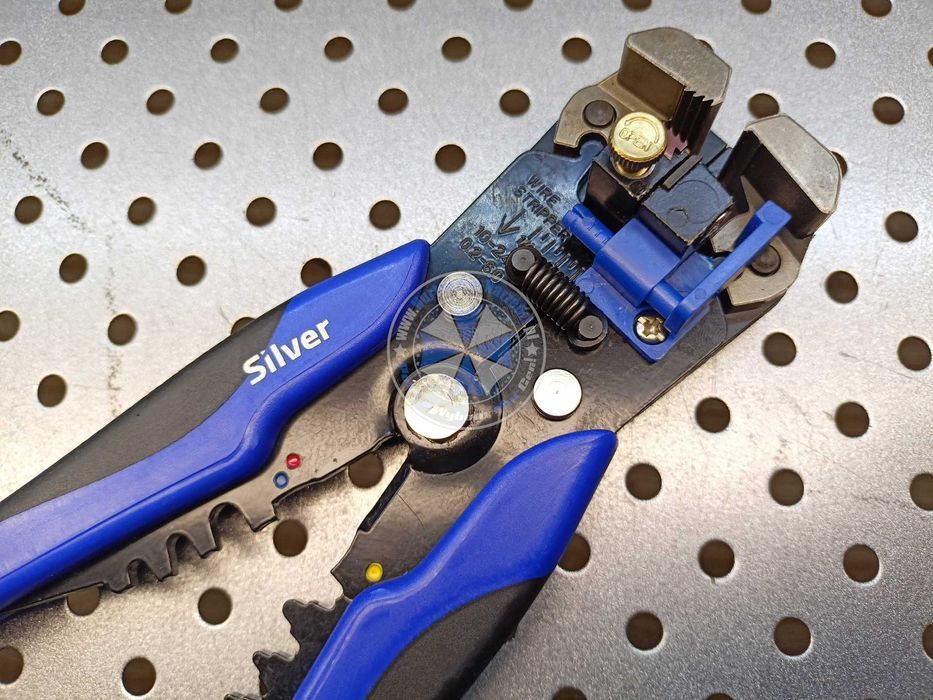 Szczypce zaciskarka konektorów 5 matryc0,5mm²-16mm² +ściągacz izolacji