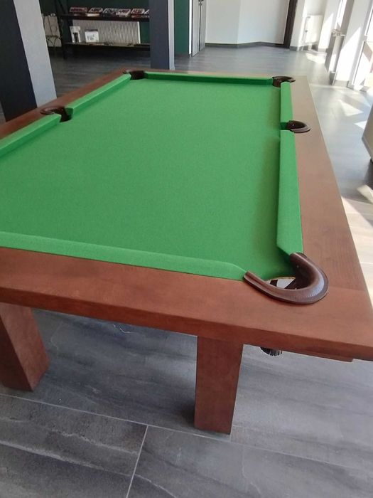 Stół Bilardowy HERMES 7ft , noga prosta ,dębowy , z akcesoriami