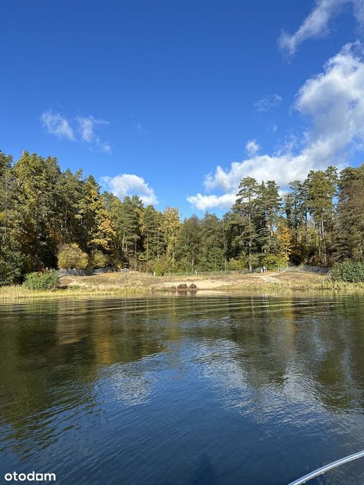Działka budowlana z linią brzegową 60 m, jeziora Białe, Augustów