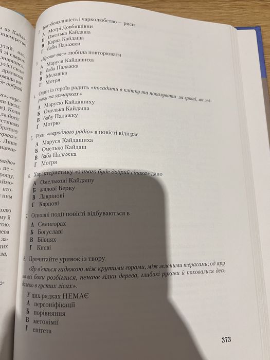 Українська мова та література 1 частина