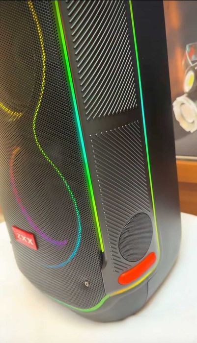 Портативная колонка, ZXX 5530 80Вт с микрофоном и RGB подсветкой.
