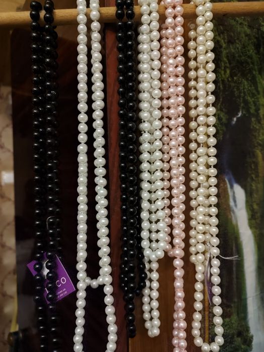 Продам бусы под жемчуг Майорка