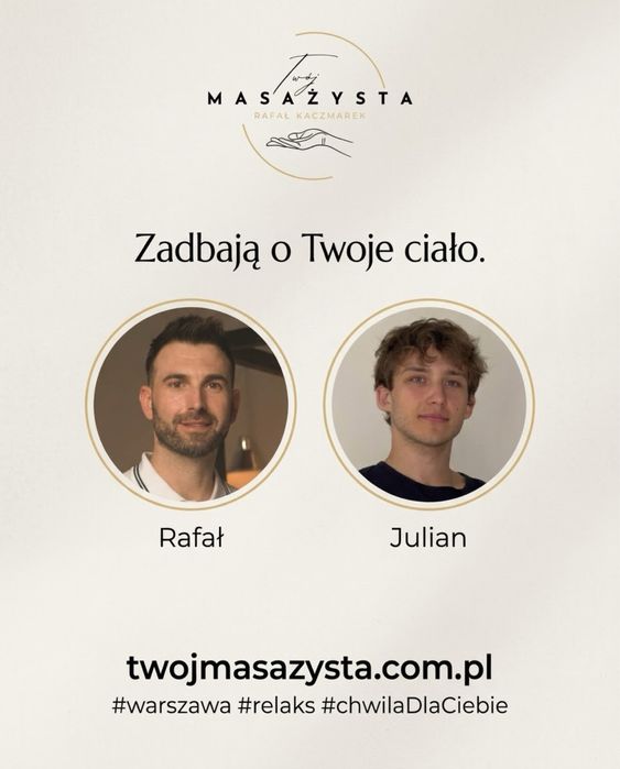 Masaż stacjonarnie i mobilnie