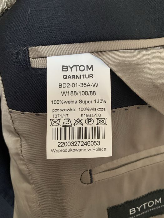 Garnitur Bytom  męski, W188/100/88 , 100 % wełna