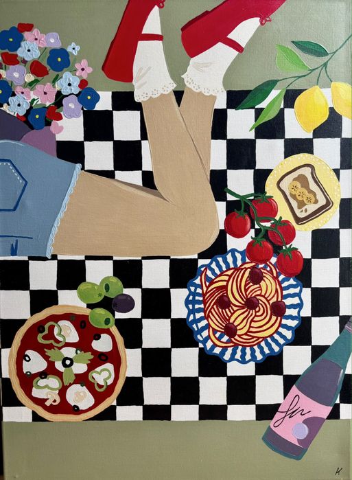 Obraz ,,Piknik” 55x75