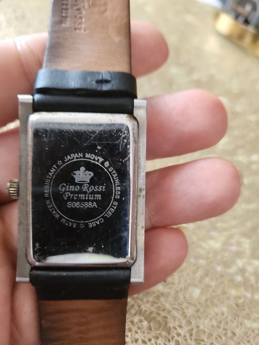 Elegancki Zegarek damski Gino Rossi Premium | Prostokątny, Datownik