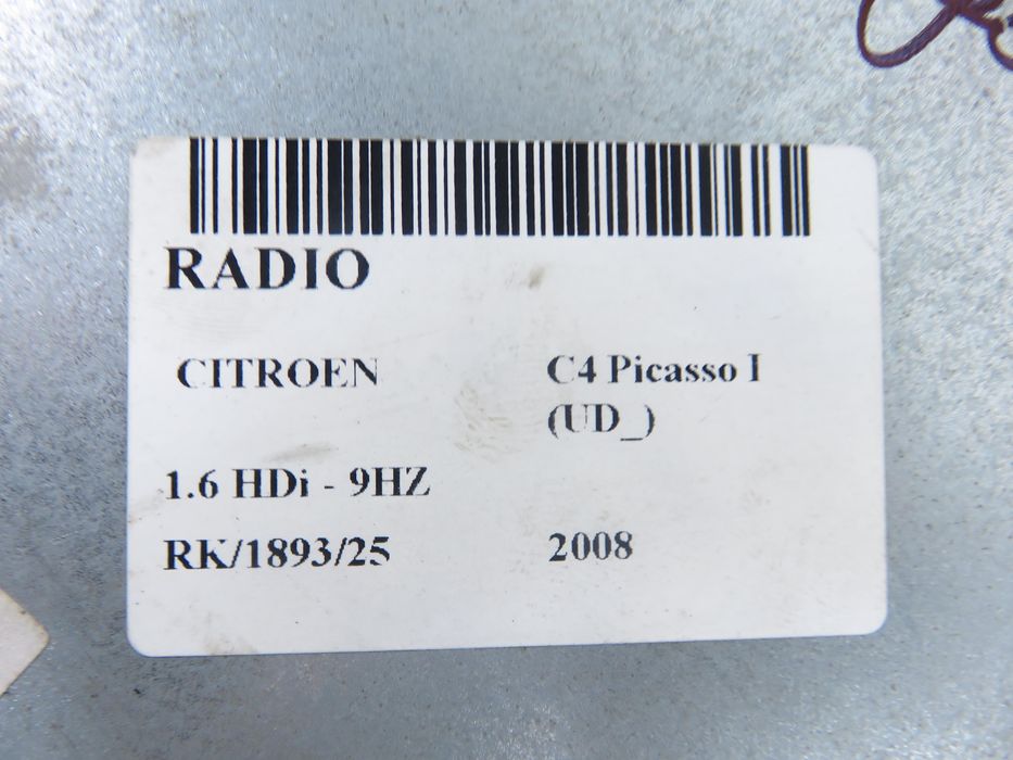 Radio Citroen C4 Picasso I (ud_)