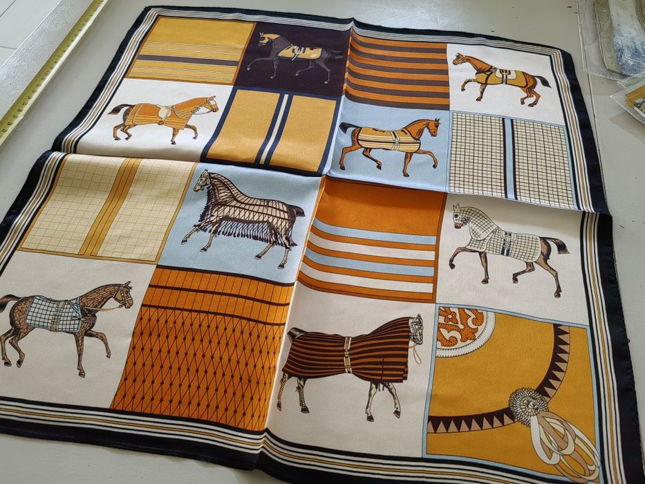 Apaszka jedwabna chusta 100% jedwab