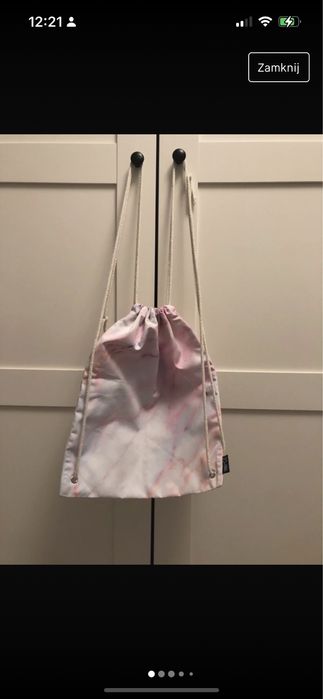 Worek plecak różowy