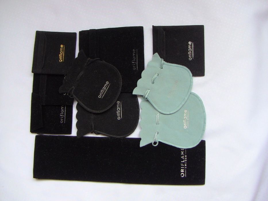 Подарочные пакеты мешочки бархат Oriflame