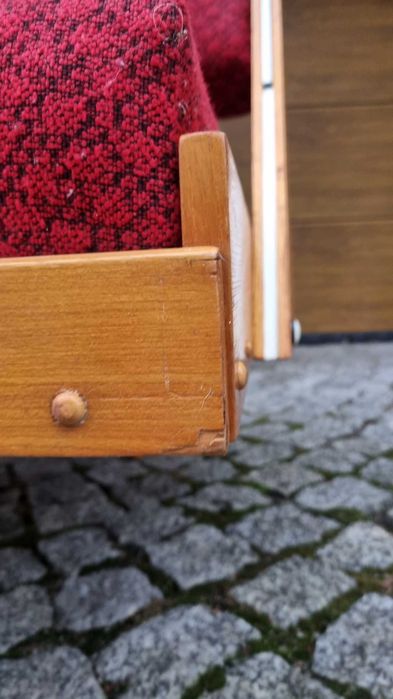 Sofa Mid Century design Czechosłowacja lata 60 rozkładana