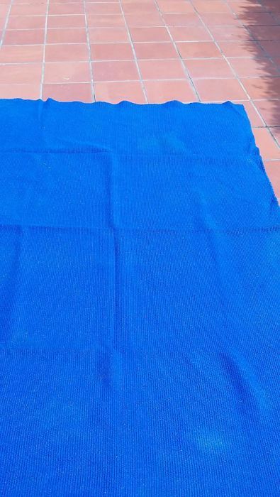 Carpete Rectangular de Cor Azul435434299956275202
