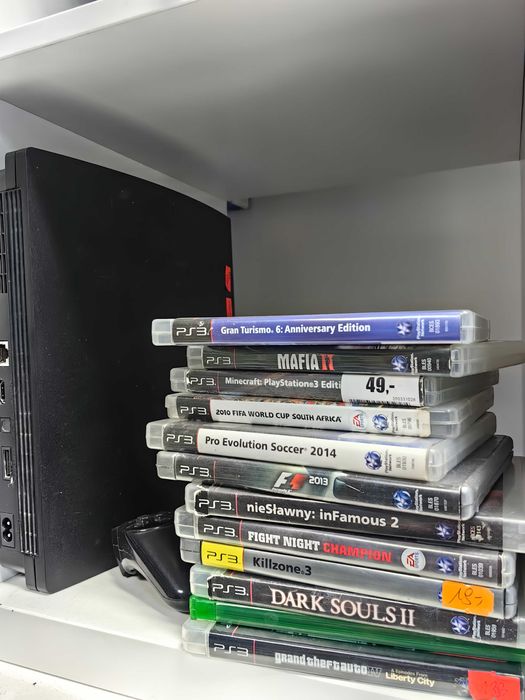 KONSOLA PS3 250gb SLIM + Gry Gratis Odbierz Do ŚWIĄT Na SKLEPIE