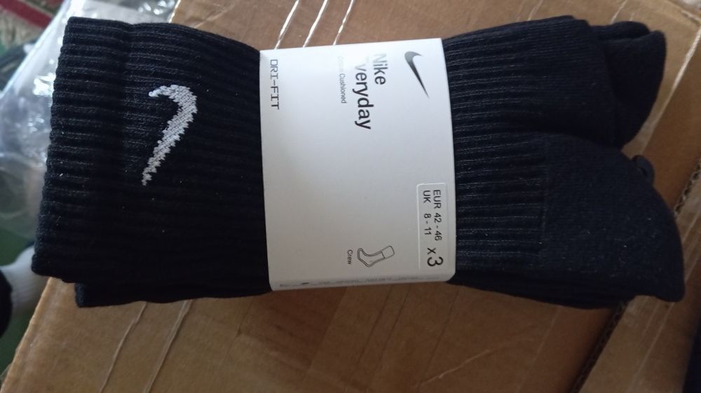 Носки  Nike Everyday Lightweiht  3  пары  оригинал  SX7676-100 .