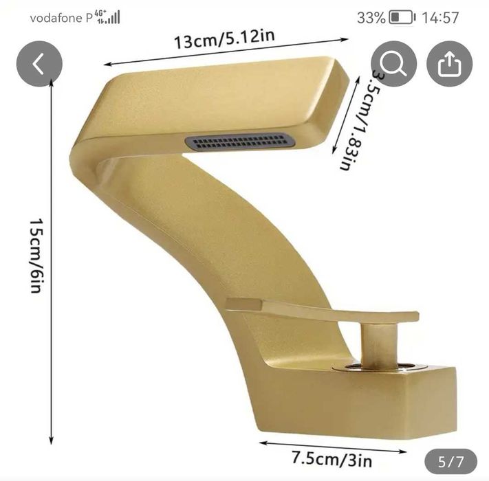 Torneira para WC nova