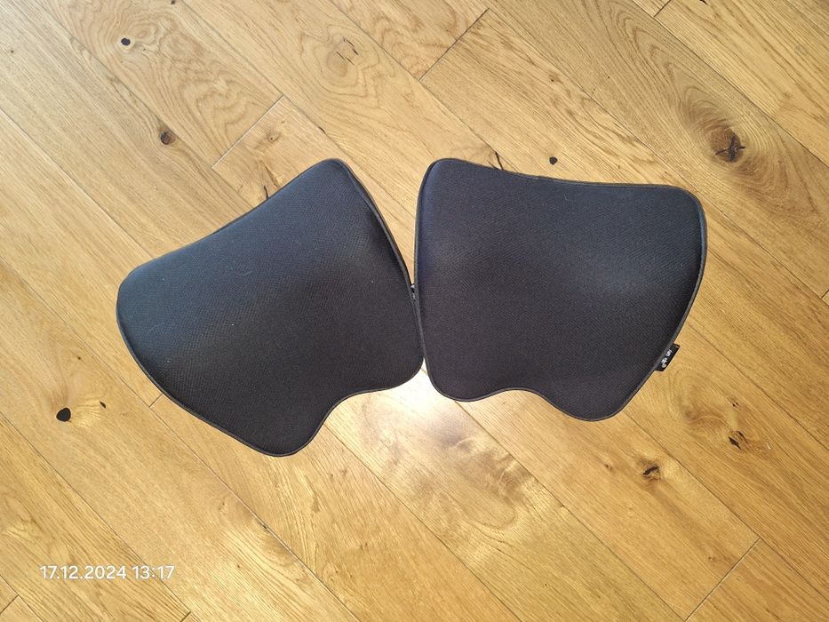 Dwie poduszki ergonomiczne pod szyję do samochodu