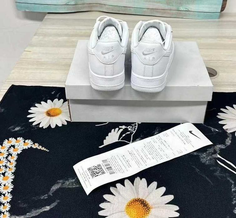 Nike Air Force 1 One All White 38