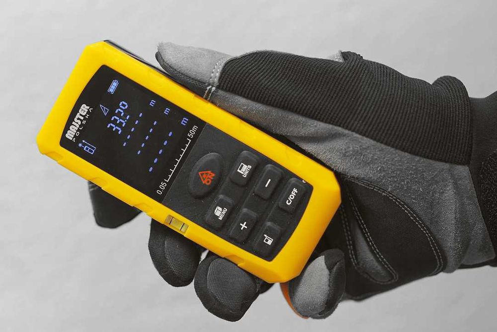 DALMIERZ Laserowy Miernik Odległości Cyfrowy 50m Poziomica (GRATIS)