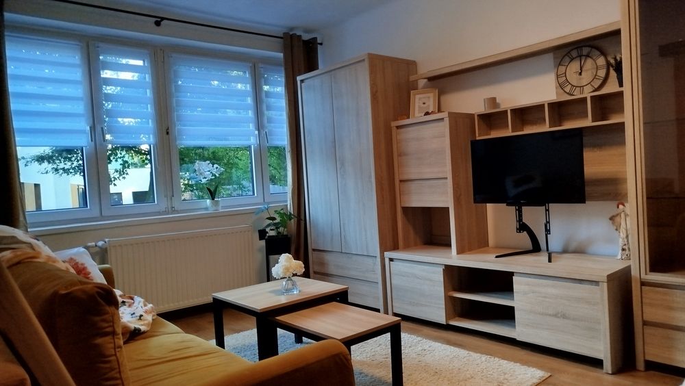 Wynajmę 2 pokojowe  w pełni wyposażone mieszkanie, centrum Dąbrowy Górniczej, niski czynsz, ogrzewanie gazowe