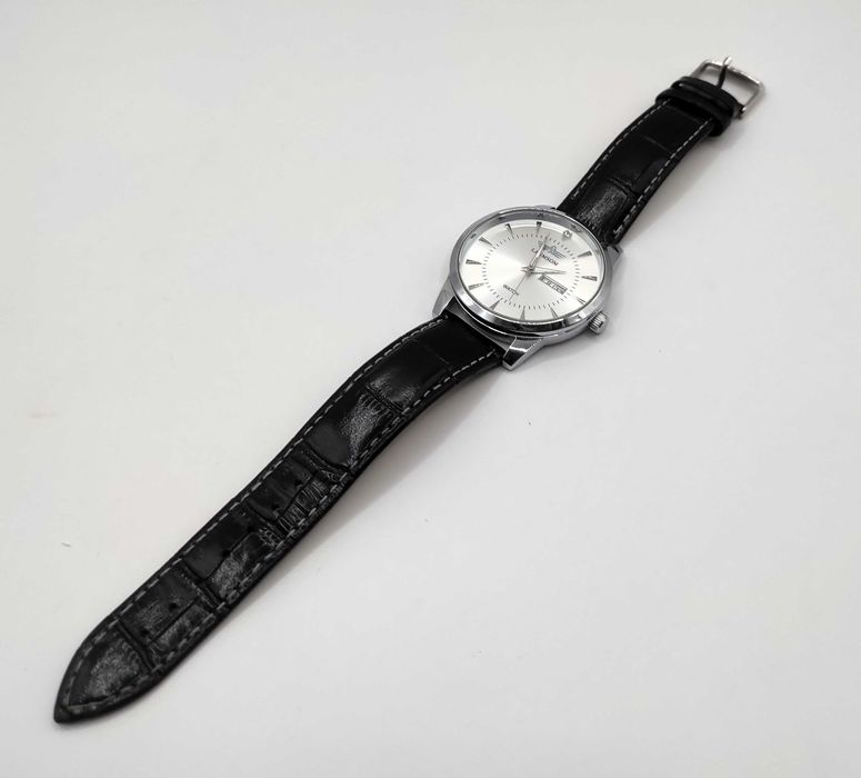 Zegarek męski Lanmsom skórzany pasek