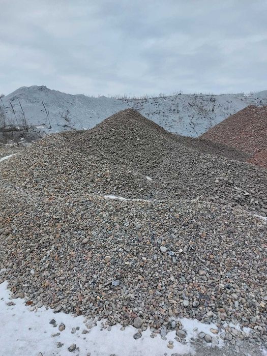 Kamień pohutniczy, przekrusz betonowy,