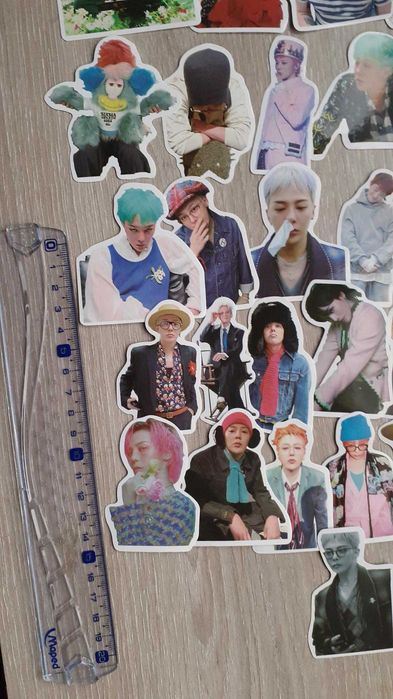 Stickers G-dragon Bigbang K-pop autocolantes ubermensch Übermensch