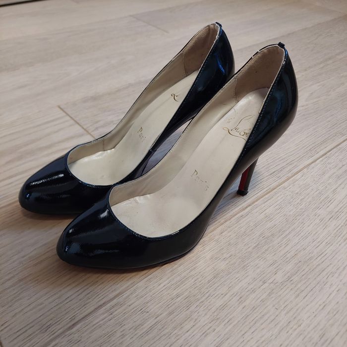 Christian Louboutin Decollete 100 Patent Black