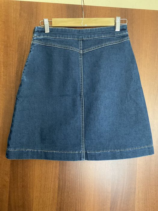 Джинсова юбка трапеція m&co розмір 8