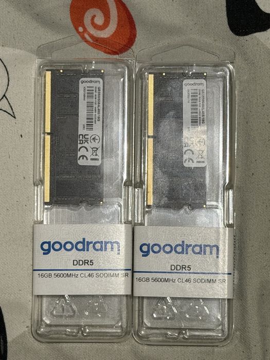 Pamięć RAM goodram DDR5 32GB (2x16) 5600 MHz CL46 SODIMM SR