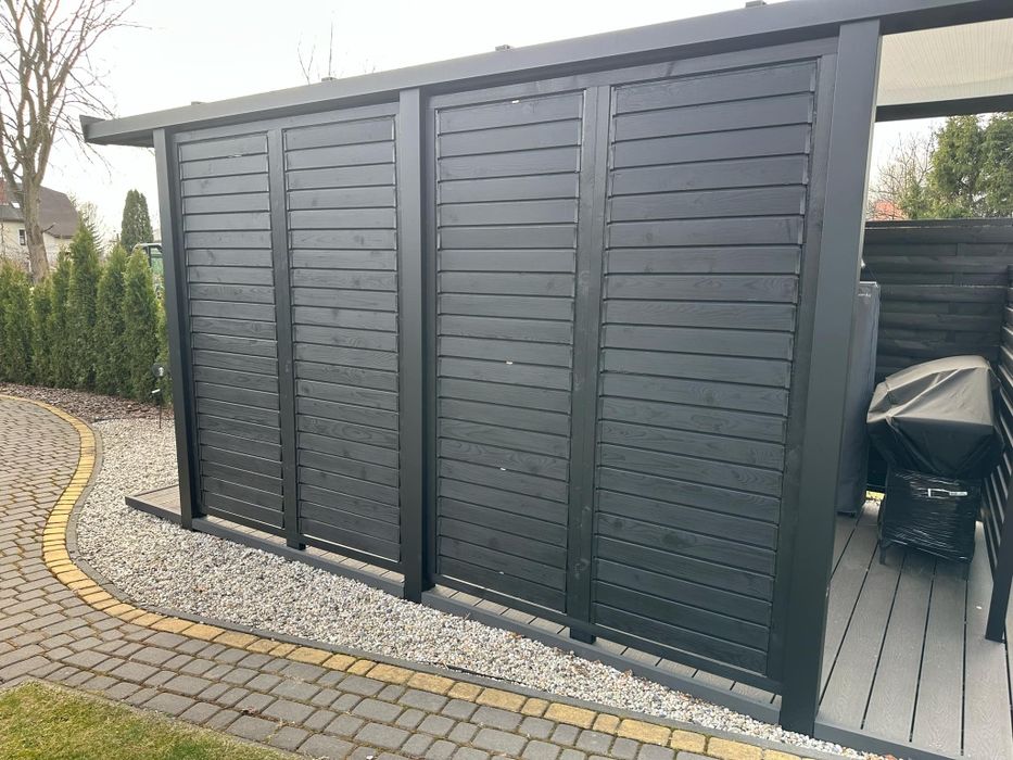 Żaluzje ogrodowe ruchome deseczki shutters