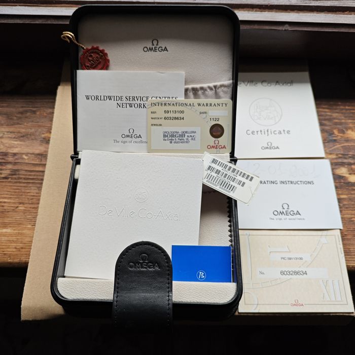 Zegarek Omega De Ville złota 18K edycja limitowana do 999 szt.