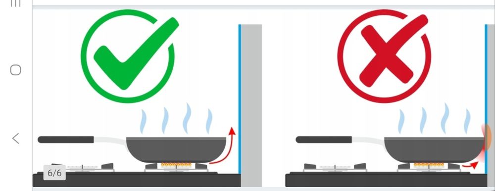 Szkło hartowane panel do kuchni na ścianę 75x60 cm