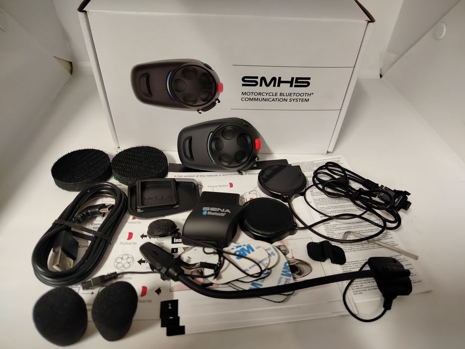 SENA INTERKOM motocyklowy SMH5, bluetooth, do 400m, zestaw nowy, sklep