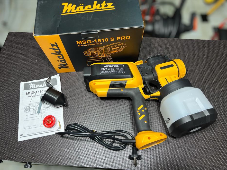 Краскопульт Фарбопульт Machtz MSG‑1510 S PRO Медные форсунки 650 Вт