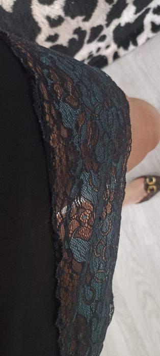 Sexy nightgown lace classy elegant goth haleczka rozmiar S/M