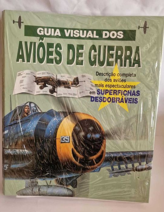 Coleção completa 36 aviões e helicópteros de guerra Maisto + Guia Visual – nunca abertos