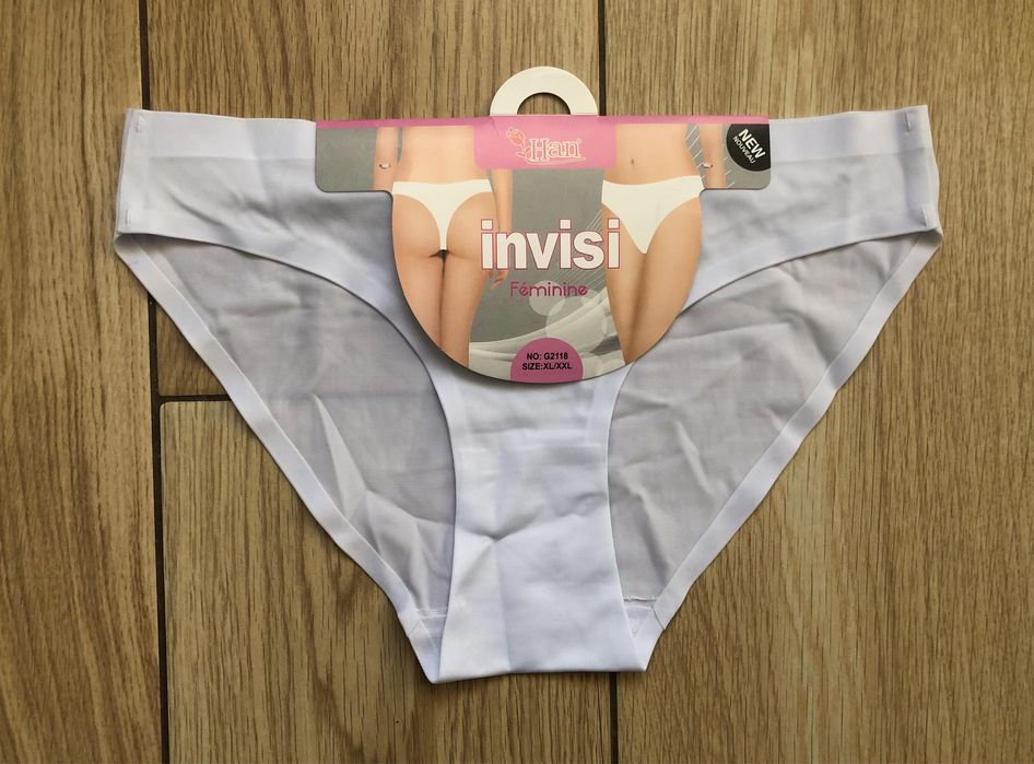 Białe majtki Invisi