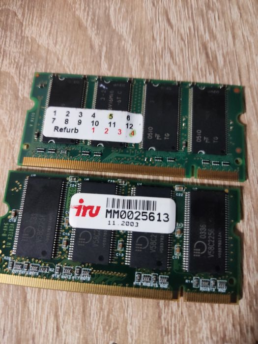 Оперативная память DDR, DDR2, sodimm DDR3