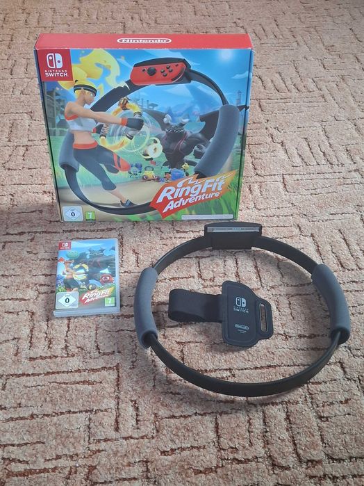 Nintendo Ring Fit Adventure Switch – kompletny zestaw + pudełko – stan idealny
