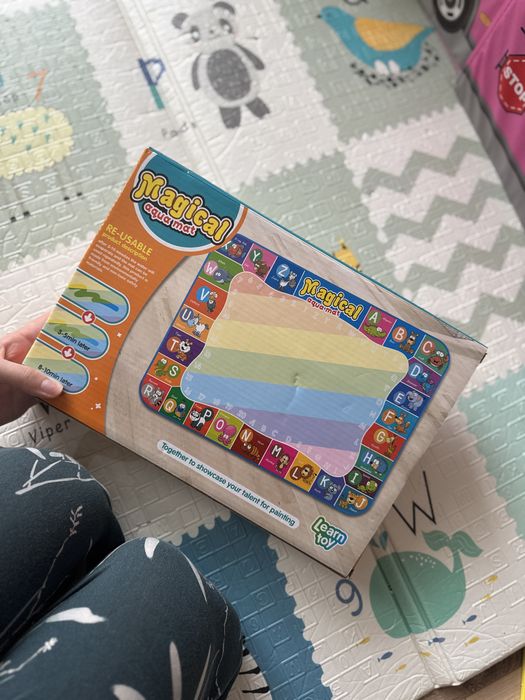 НОВИЙ Розвиваючий килимок для малювання водою | безпечно та без бруду