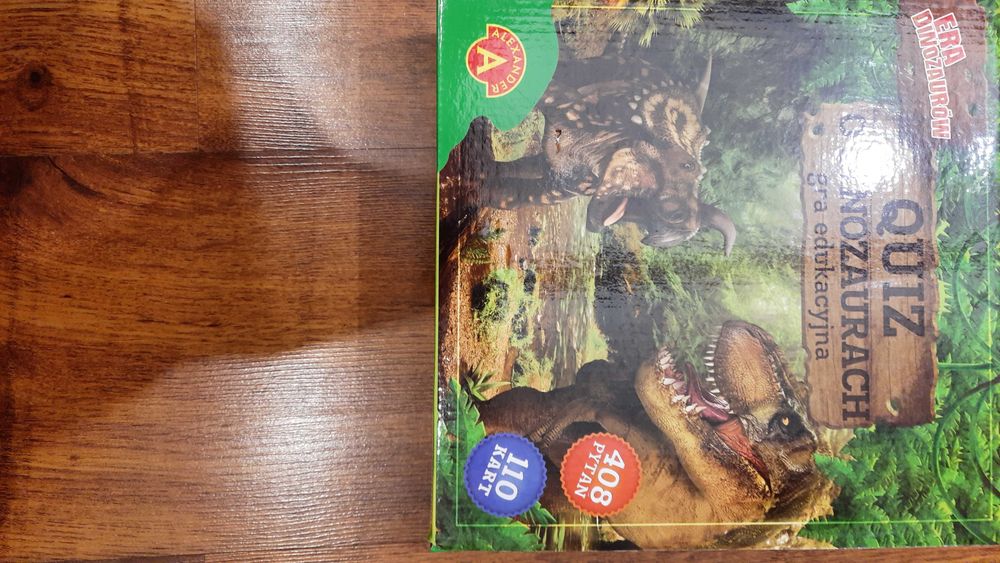 Puzzle i gra edukacyjna Dinozaury