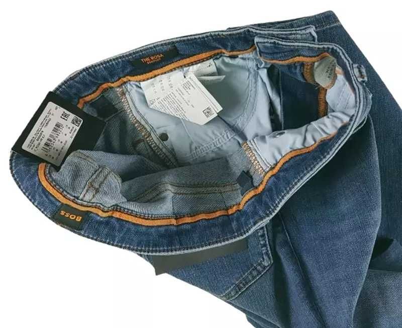 Nowe damskie jeansy Hugo Boss - The Rosa - Bootcut High Rise wysoki stan oryg. - W28