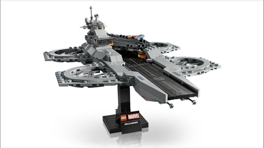 Lego Helicarrier dos vingadores Marvel