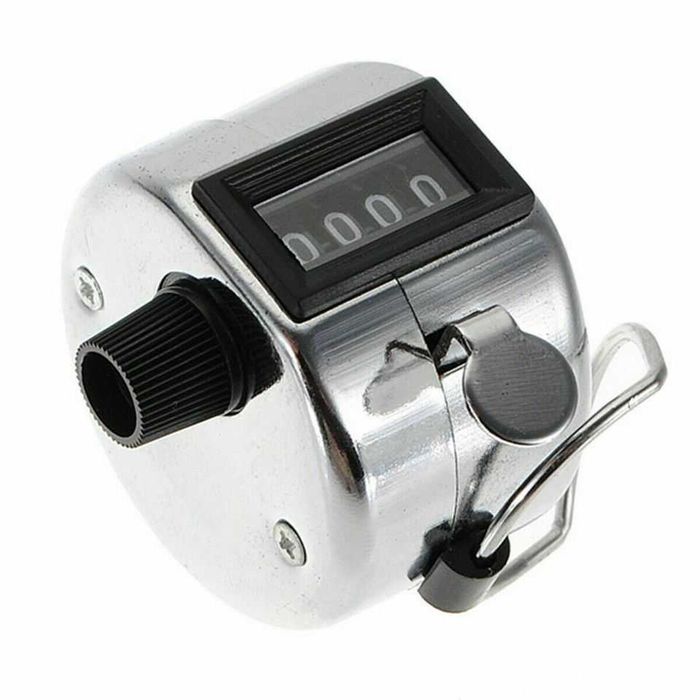 Contador manual clicker 4 dígitos 0-9999