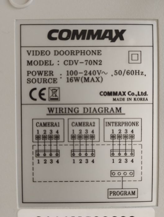 Wideodomofon Commax CDV-70N2 kolorowy
