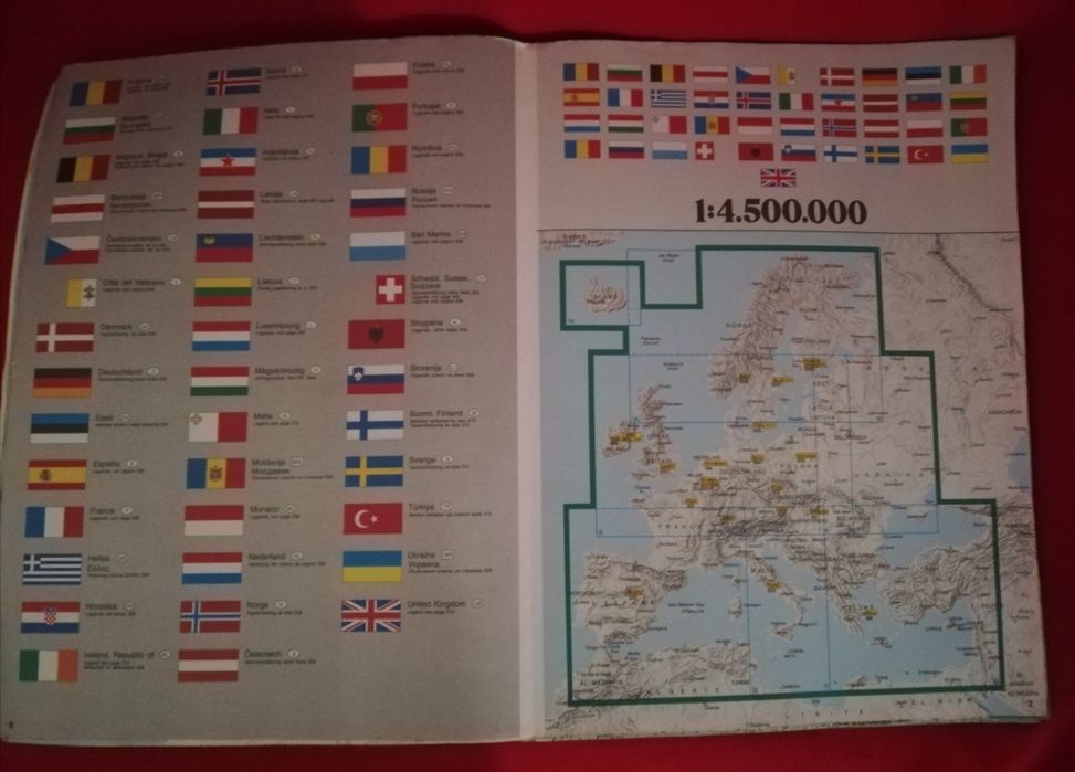 Grande ATLAS das Estradas da Europa - Planeta Agostini / Público