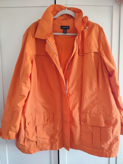 Kurtka wiatrówka plus size Lands end