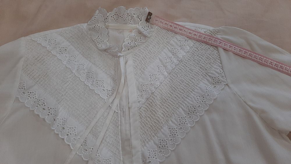 Біла блузка котон кофта блуза