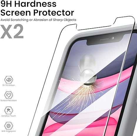 Etui do iPhone 11, z 2 x folią ochronną (9)